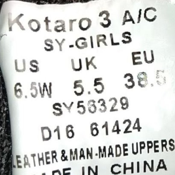 🖤SAUCONY GIRLS KOTARO 3 NO-TIE SNEAKERS SIZE 6.5🖤 - Picture 7 of 11